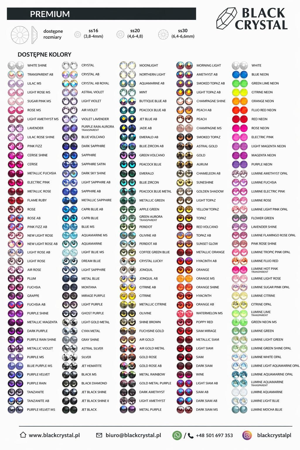 CYRKONIE SZKLANE PREMIUM